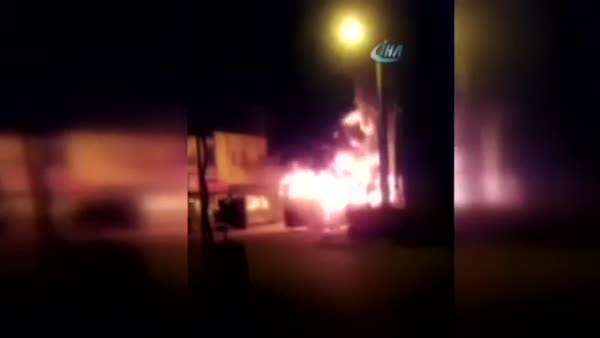 PKK’lı terröristler İzmir’de yolcu dolu otobüsü yaktı