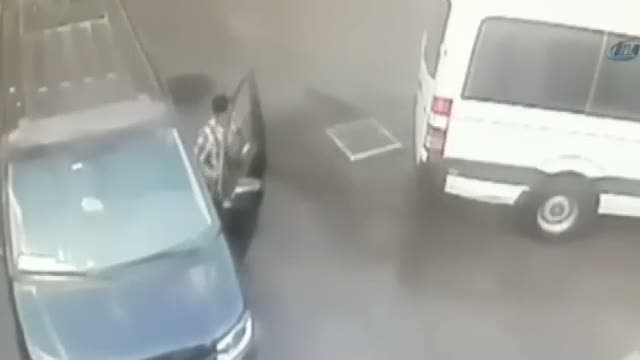 El frenini çekmeyen sürücü faciaya neden olacaktı