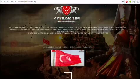 Ayyıldız Tim Anonymous'a dersini verdi 