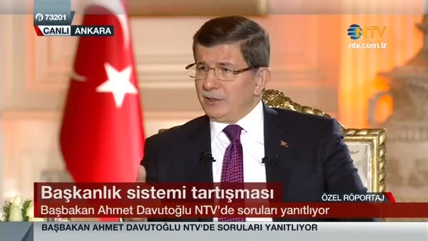 Davutoğlu 'Başkanlık Sistemi' hakkında konuştu
