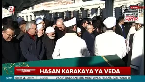 Cumhurbaşkanı Erdoğan, Hasan Karakaya'nın cenaze namazına katıldı