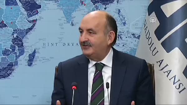 Sağlık Bakanı Müezzinoğlu AA Editör Masası'nın konuğu