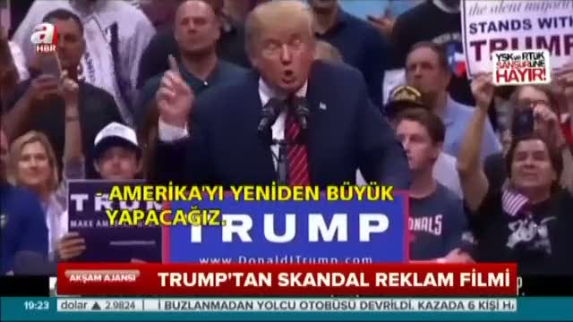 Trump'tan skandal reklam filmi!