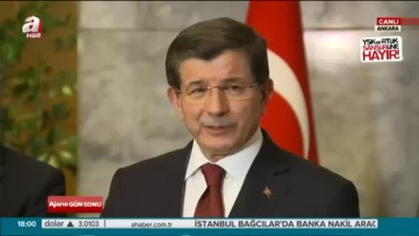 Başbakan Davutoğlu'ndan yeni anayasa açıklaması