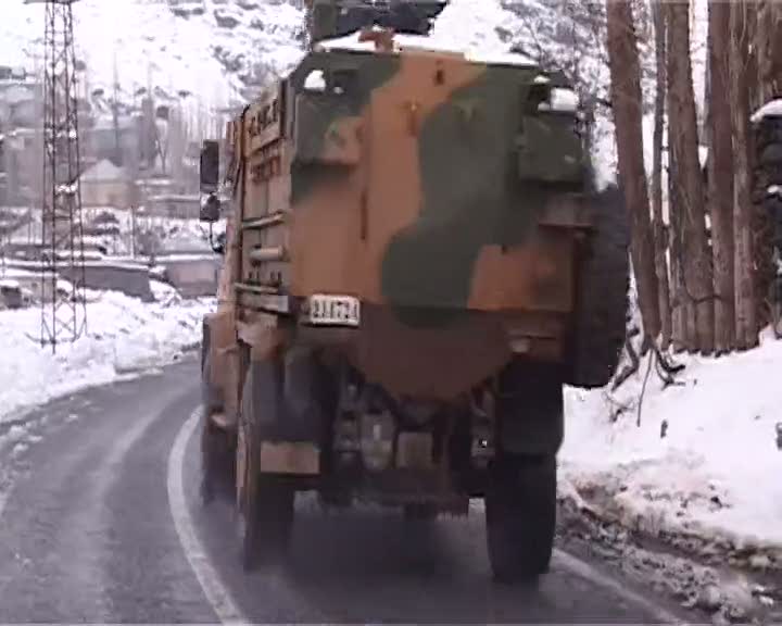 Hakkari’de askeri hareketlilik