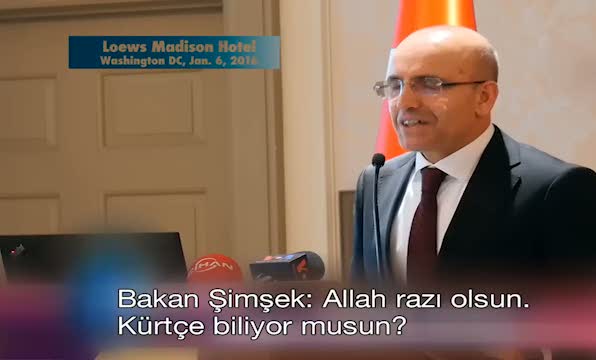 Bakan Şimşek soruya Kürtçe cevap verdi