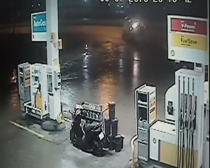 Tekirdağ’da trafik kazası güvenlik kamerasında...