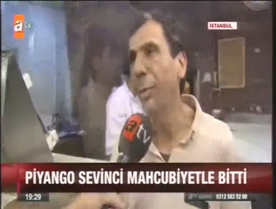 Piyango'nun kendisine çıktığını zanneden fırın ustası