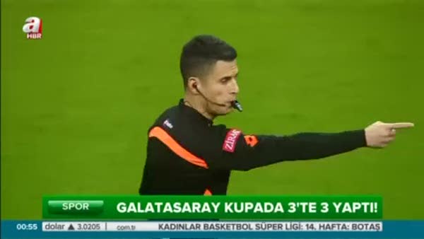 Galatasaray: 3 - Karşıyaka: 1 (Özet)