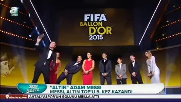 Messi Ballon d'Or ödülünü kazandı