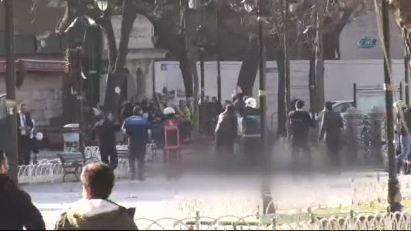 Sultanahmet Meydanı'ndaki patlama olay yeri görüntüleri