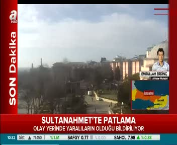 Sultanahmet'te patlama!