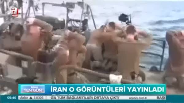 İran, ABD askerlerini gözaltına aldığı o görüntüleri yayınladı
