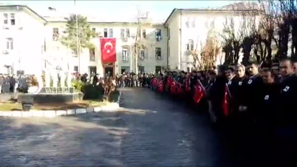 Şehit Özel Harekat polisi için tören düzenlendi