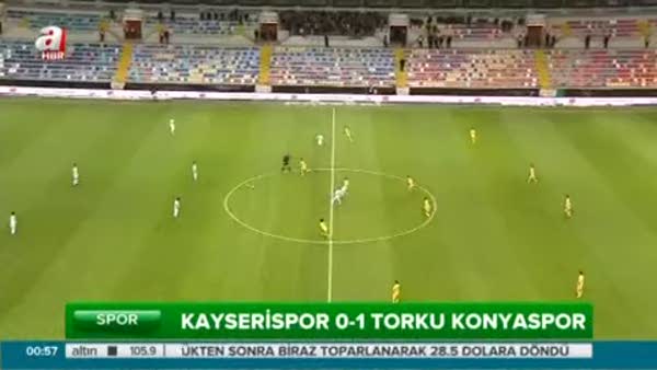 Kayserispor: 0- Torku Konyaspor: 1 (Özet)