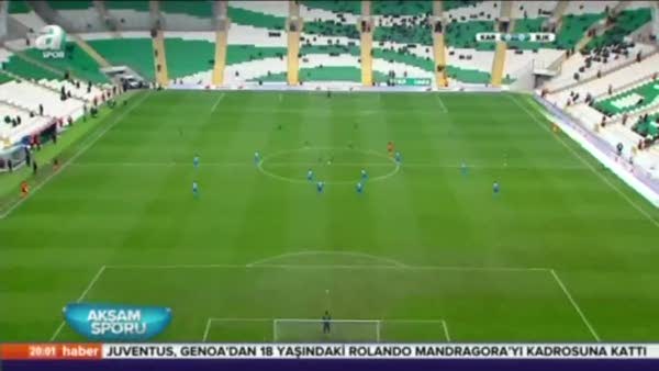 Bursaspor: 4 -  Büyükçekmece Tepecikspor: 2 (Özet)
