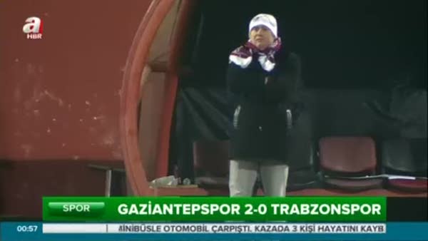 Gaziantepspor: 2- Trabzonspor: 0 (Özet)