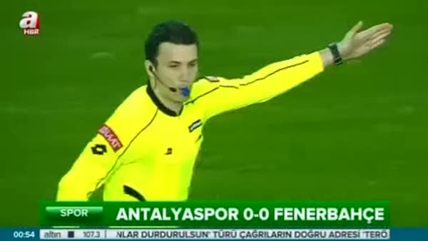 Antalyaspor: 0- Fenerbahçe: 0 (Özet)