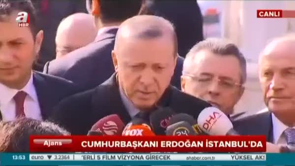 Erdoğan: Bunların hepsi yalan