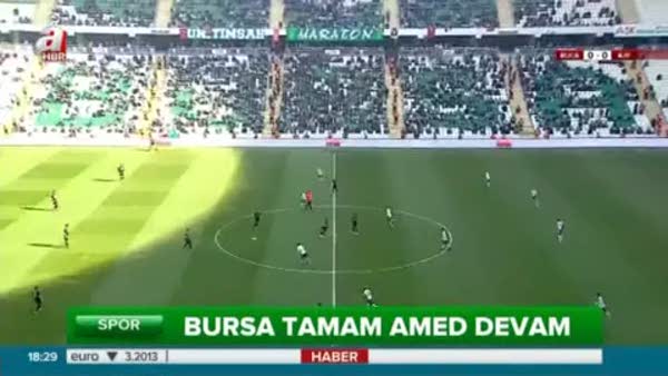 Bursaspor: 1 - Amed Sportif: 2 (Özet)