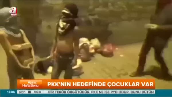 PKK çocuklara barikat kurduruyor