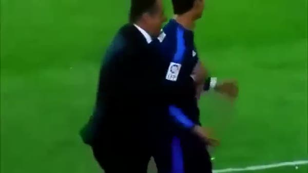 Maç esnasında Ronaldo'ya şok hareket!