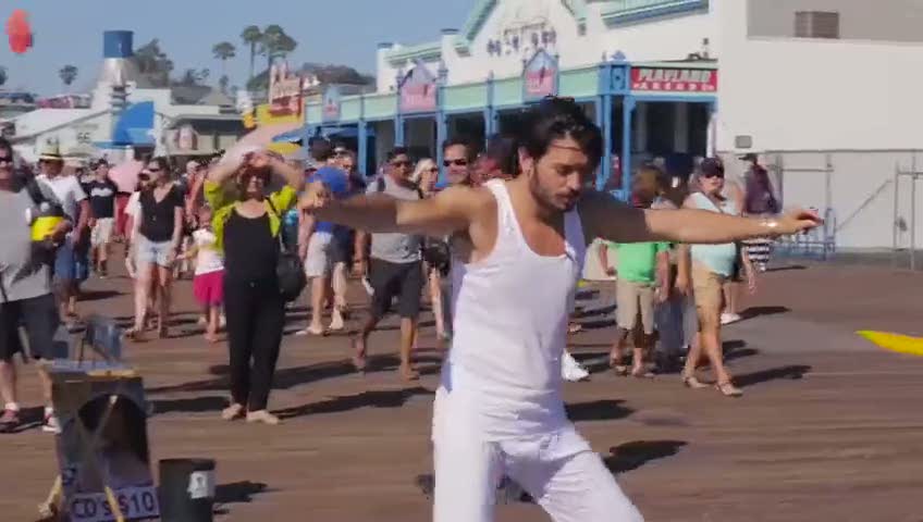 Hayrettin ABD'de don ve atletle dolaştı