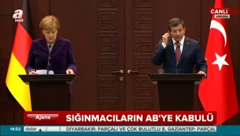 Davutoğlu'ndan Alman muhabirine tokat gibi sözler