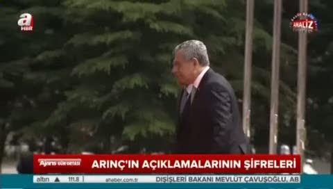 İşte Arınç'ın açıklamalarının şifreleri
