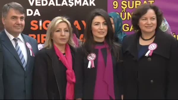 AK Partili kadınlardan sigara bırakma etkinliği