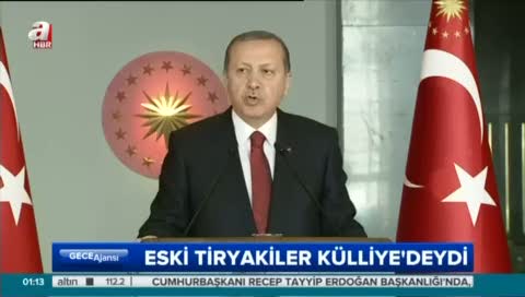 Cumhurbaşkanı'ndan bir ilk