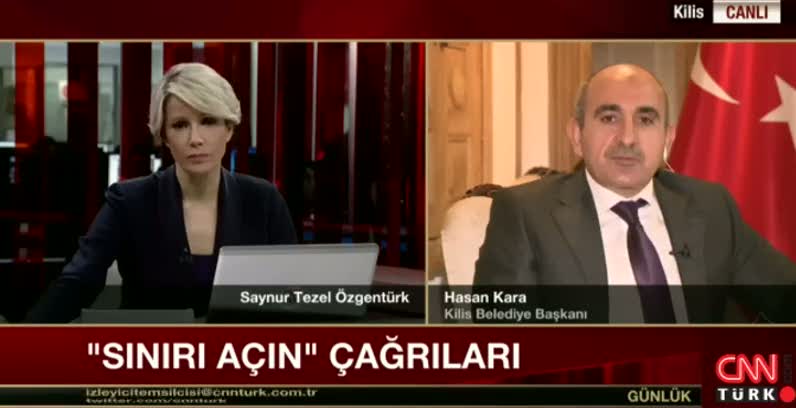 Kilis Belediye Başkanı: İki sınır kapısını da açalım