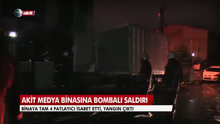 Akit Medya Grubu'na bombalı saldırı!