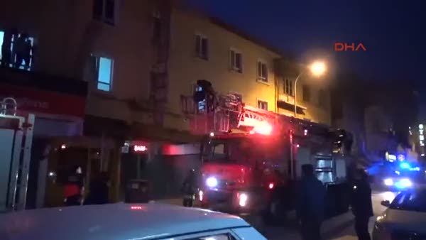 Konya'da otelde yangın çıktı!