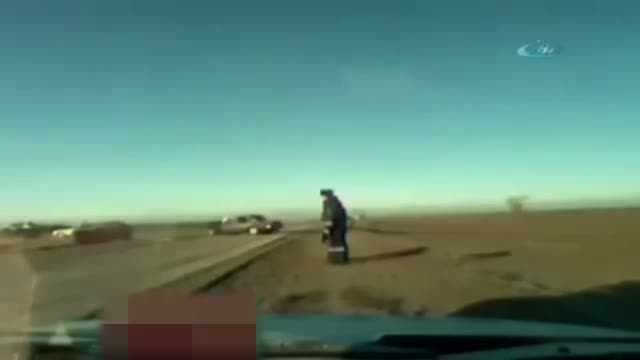 Kafa kafaya çarpıştılar!