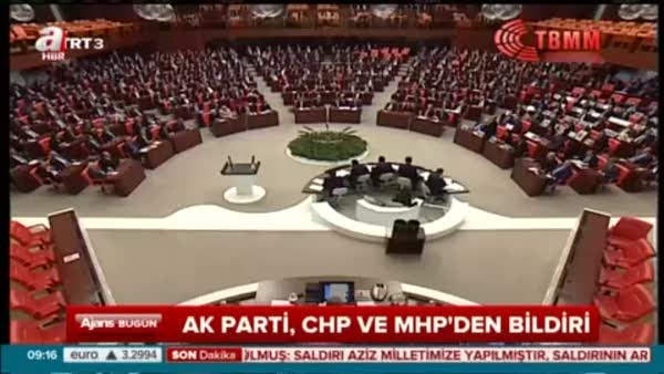 Teröre karşı ortak bildiriye HDP imza atmadı