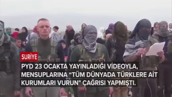 PYD'nin 'Türkiye'ye saldırın' talimatının görüntüsü çıktı!