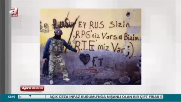 Rusya'ya ve PKK'ya fotoğraflı mesaj