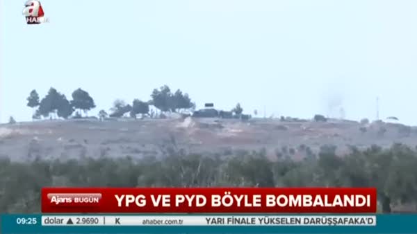YPG ve PYD böyle bombalandı!