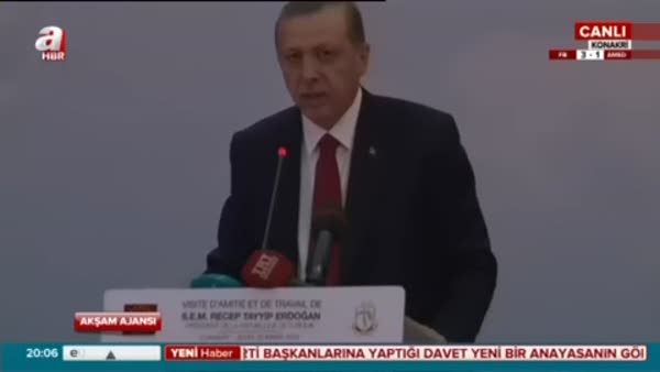 Erdoğan: Ana muhalefet partisinin yaptığı ipe un sermektir
