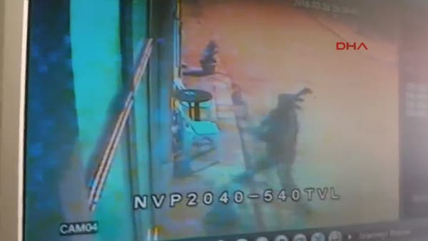 Çay ocağına pompalı tüfekle saldırı güvenlik kamerasında