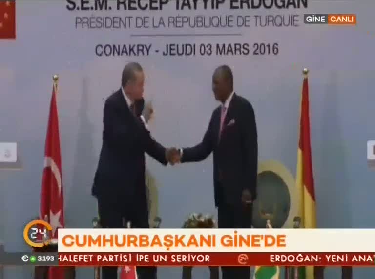 Cumhurbaşkanı Erdoğan'dan Conde'ye doğum günü hediyesi