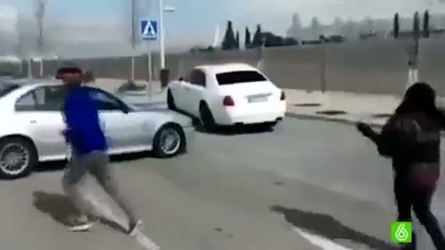 Ronaldo taraftara sinirlendi kaldırıma çıktı