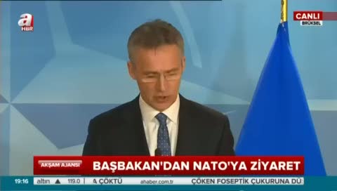 Başbakan Davutoğlu ve Stoltenberg'den ortak açıklama