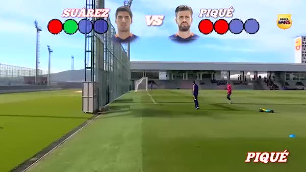 Barcelona'nın yıldızları kale arkasından gol atma yarışına girdi