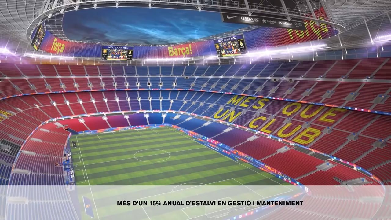 İşte Barça'nın yeni stadyumu!