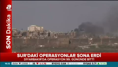 Sur'da operasyonlar sona erdi!