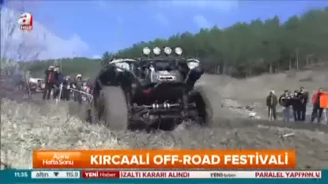 Off-Road yarışı nefes kesti