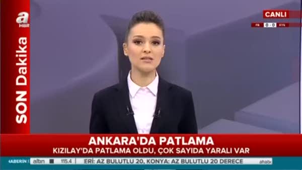 Ankara'da patlama: Çok sayıda yaralı var!