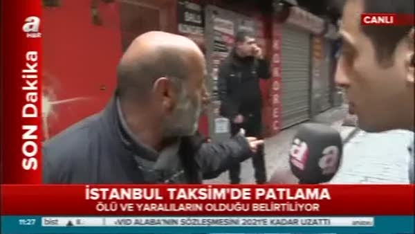 İstanbul'daki patlamanın görgü tanığı konuştu